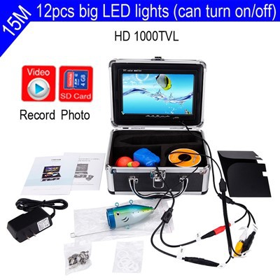 DVR ile Tam HD Defibisyon Sualtı Balık Bulucu